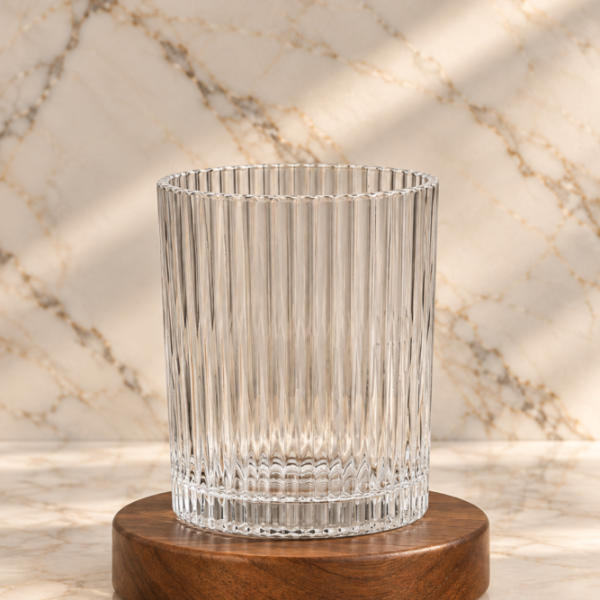 Küünlaklaas triipudega läbipaistev 300 ml