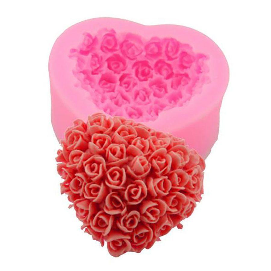 Silikoonvorm roosisüda 3 D