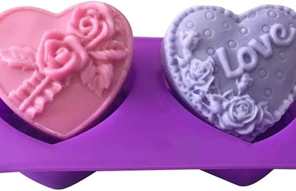 Silikoonvorm süda mustriga 2