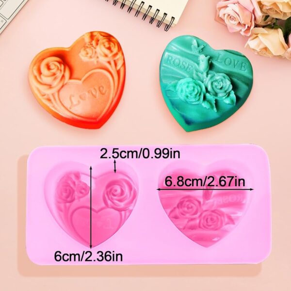 Silikoonvorm süda mustriga