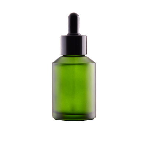 Klaaspudel 60 ml roheline koos pipetiga